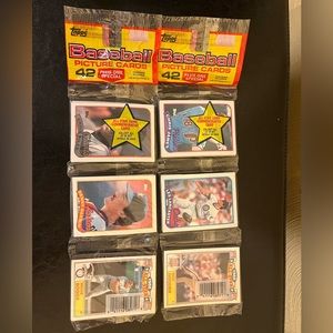 1988  TOPPS BASEBALL  FACTORY SEALED RACK PACK CARDS